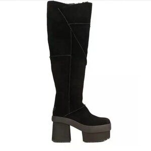 NWOT UGG New Heights Platform Over the Knee Boots Bratcore Hyperpop Dark Feminin